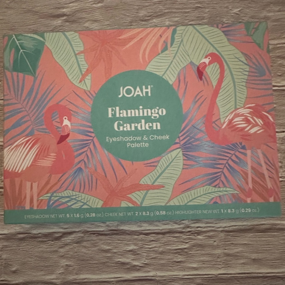 JOAH Flamingo Garden‎ Eyeshadow and Cheek Palette